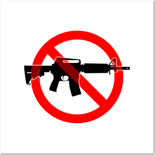 Ban Assault Weapons Wall Art - Ban Assault Weapons - Circle Slash by CH3Media